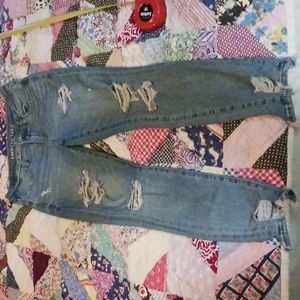 American Eagle Next Level Stretch Distressed Skinny Jeans 8